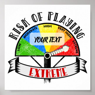 Personalised Funny Sport or Music design Poster