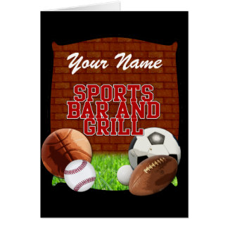 Personalised Funny Sports Bar and Grill