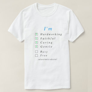 Personalised Funny T-Shirt - Add Your Status