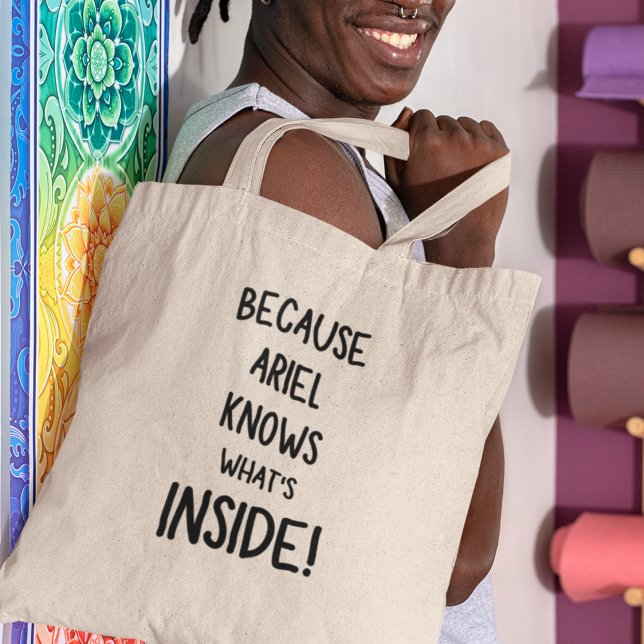 Personalised Funny Unique Statement Gift Tote Bag (A perfect gift idea that reflects your distinct taste!)