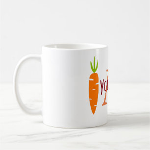 Personalised Funny Veggie Carrot Lover Mug