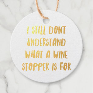 Personalised Funny Wine Bar Quotes XII Favour Tags