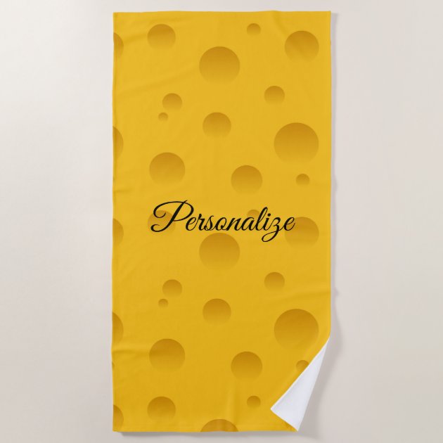 Cheesehead Beach Towel