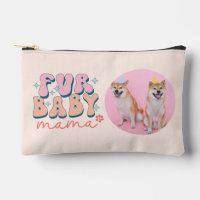 Personalised Fur Baby Mama Retro Pink
