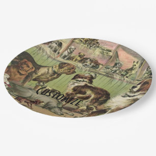 Personalised Furry Friends Dog Lovers Paper Plate