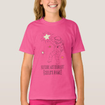 Personalised Future Astronaut Kids T-Shirt