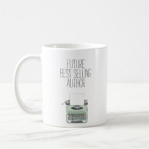 Personalised future best selling author coffee mug