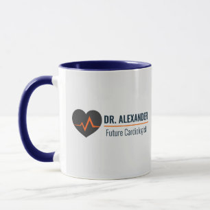 Personalised future cardiologist coffee mug