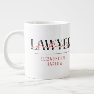 Personalised Future Lawyer Name Large Coffee Mug
