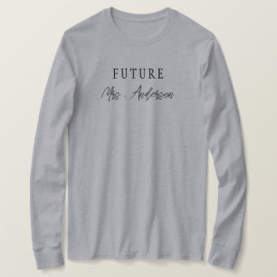 Personalised Future Mrs I Said Yes Bridal Shower T-Shirt