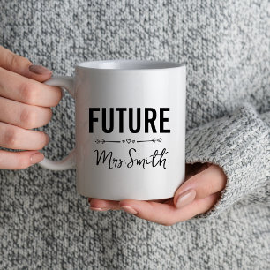 Personalised Future Mrs Mr Mug Bride to be Gift