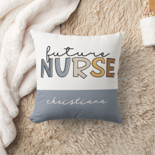 Personalised Future Nurse   Nursing Student Gifts Cushion