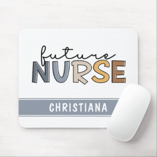 Personalised Future Nurse   Nursing Student Gifts Mouse Mat
