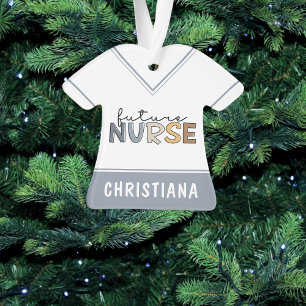 Personalised Future Nurse   Nursing Student Gifts Ornament