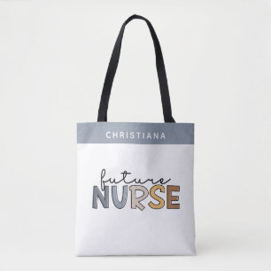 Personalised Future Nurse   Nursing Student Gifts Tote Bag