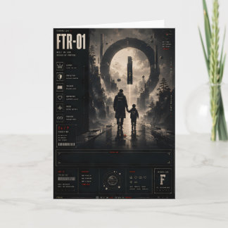 Personalised Futuristic Father’s Day Card