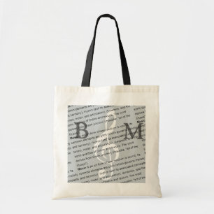 personalised G clef with definition of music Tote Bag