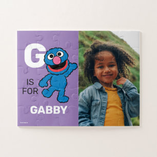 Personalised G is for Grover   Photo Jigsaw Puzzle