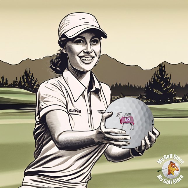 Personalised G.O.A.T. Callaway Warbird Golf Balls (Personalized G.O.A.T. Callaway Warbird Golf Balls.
Design: Roger Smith)