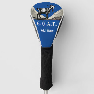 Personalised G.O.A.T. Golf Driver Cover