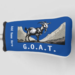Personalised G.O.A.T. Putter Cover