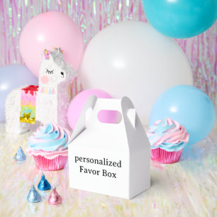 personalised Gable 4.5x2.75x5.5 Favour Box