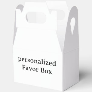 personalised Gable 5x3x6.5 Favour Box