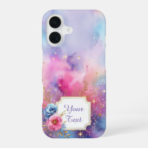 Personalised Galactic Bloom iPhone 16 Case