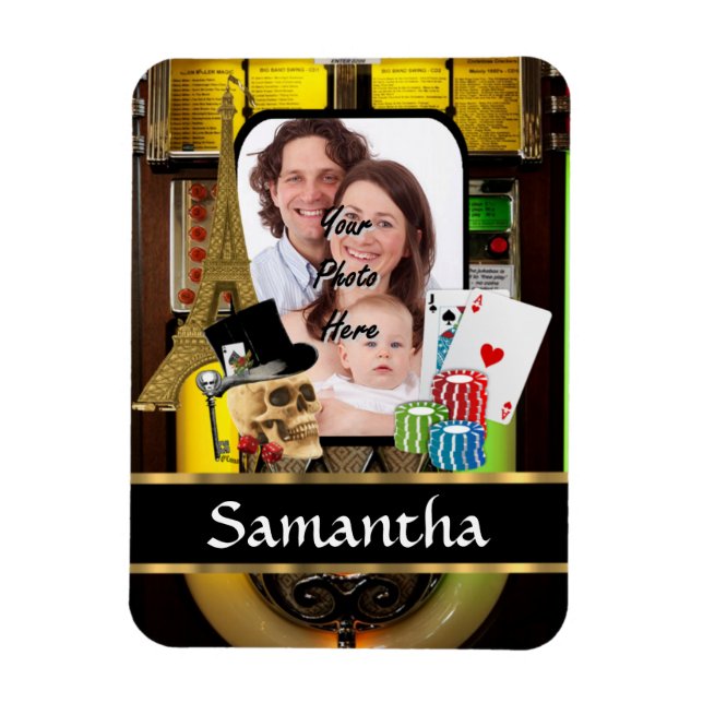 Personalised gambler magnet (Vertical)