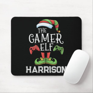Personalised Gamer Elf Christmas Video Gaming  Mouse Mat