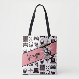 Personalised Gamer Girl   Gaming  Tote Bag