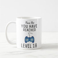 Personalised Gamer Mug, 18th Birthday Gift,