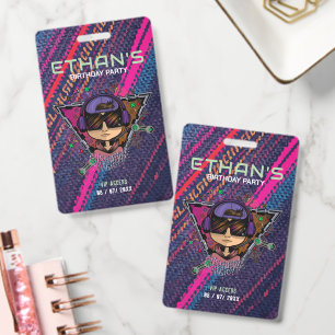 Personalised Gamer VIP Birthday Access Pass ID Badge