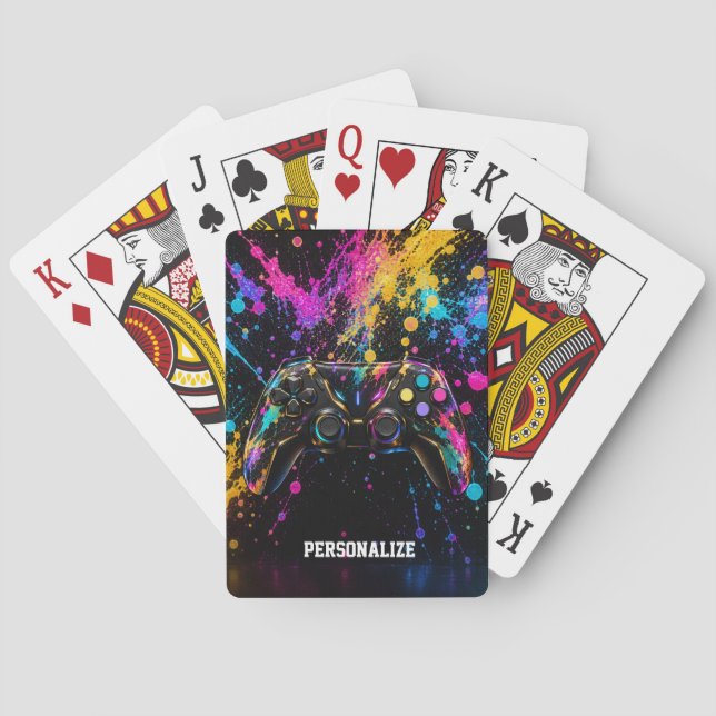 Personalised Gaming  Playing Cards (Back)