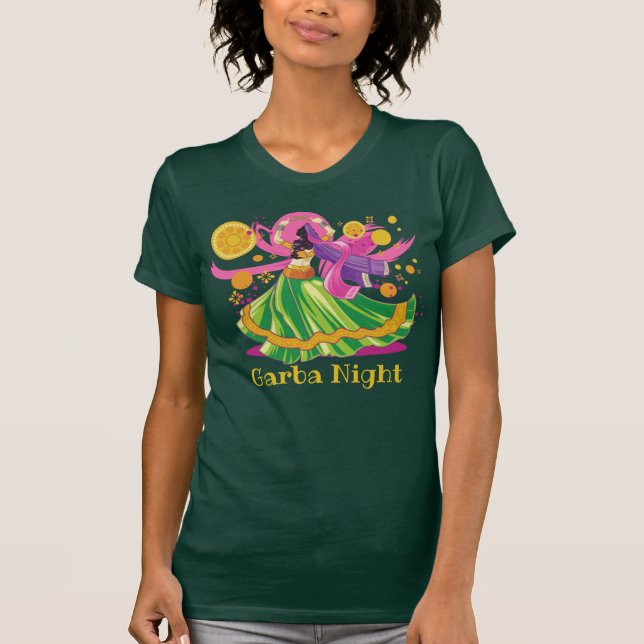 Personalised Garba Night Dancer T-Shirt (Front)