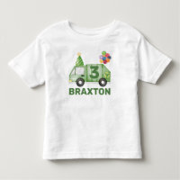 Personalised Garbage Truck Birthday