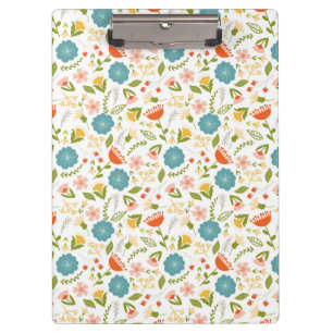Personalised Garden Party Flowered Clipboard