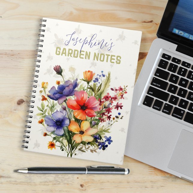 Personalised Gardening Floral Notebook (Creator Uploaded)