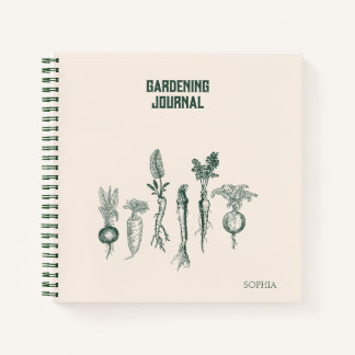 Personalised Gardening Journal