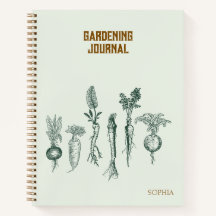 Personalised Gardening Journal