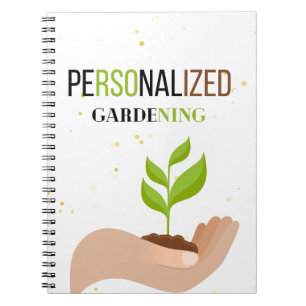 Personalised Gardening Notebook