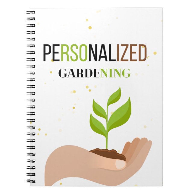Personalised Gardening Notebook (Front)