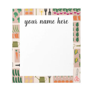Personalised Gardening Notepad