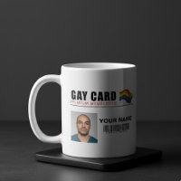 Personalised Gay Card Premium Membership Identity 