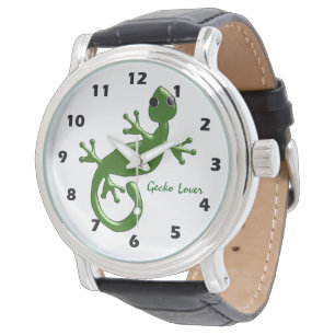 Personalised Gecko Design Watch