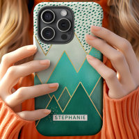 Personalised Geometric Green Mountains