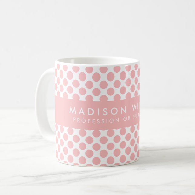 Personalised Geometric Pattern Mug (Front Left)