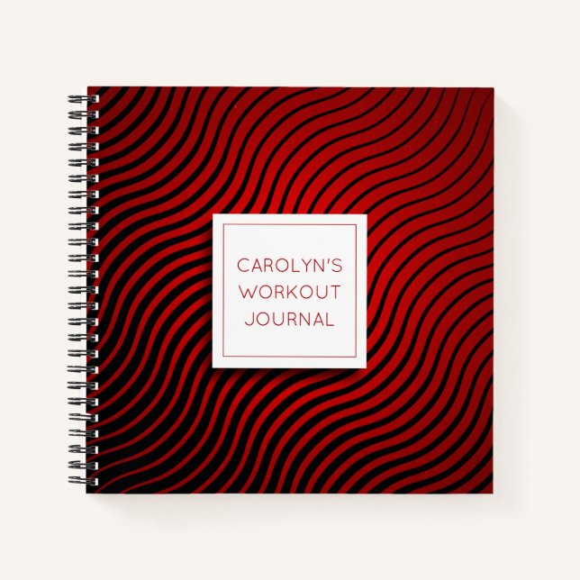 Personalised Geometric Waves Journal (Front)