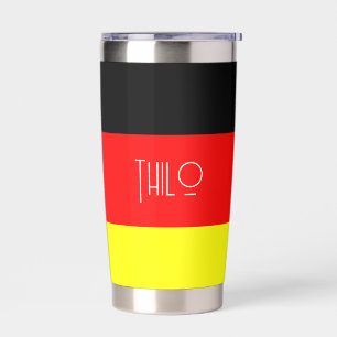 Personalised German Flag Insulated Tumbler