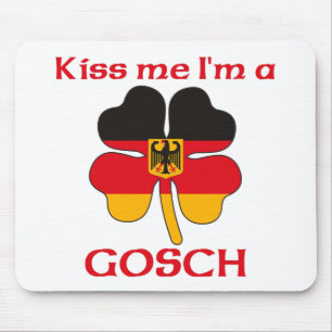 Personalised German Kiss Me I'm Gosch Mouse Mat